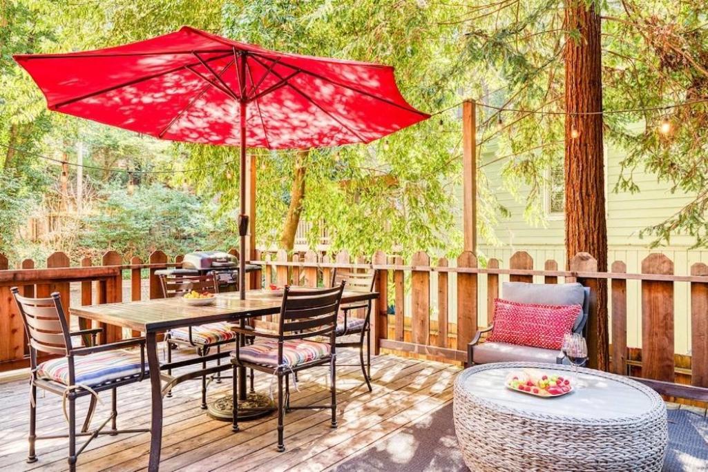 Redwood Retreat! Redwoods! Walk To River!! Hot Tub!! Bbq! Central Air!! Villa Guerneville Exterior photo