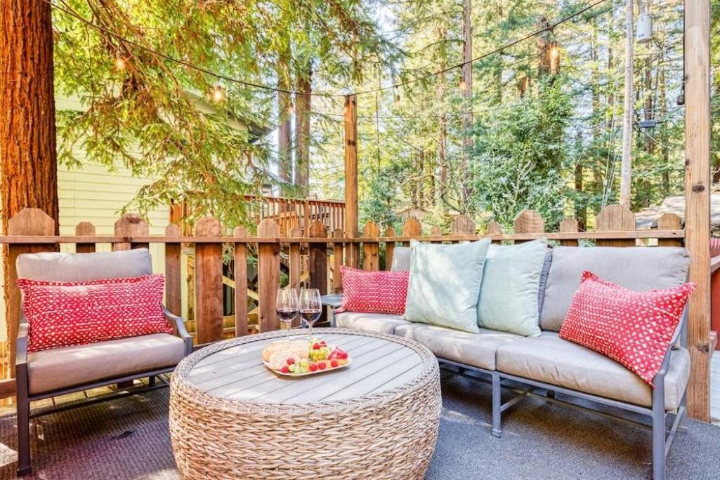 Redwood Retreat! Redwoods! Walk To River!! Hot Tub!! Bbq! Central Air!! Villa Guerneville Exterior photo